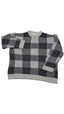 ZARA SZÜRKE NAGY KOCKÁS KISFIÚ PULÓVER 110