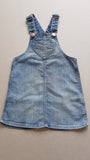 DENIM KANTÁROS KISLÁNY FARMER RUHA