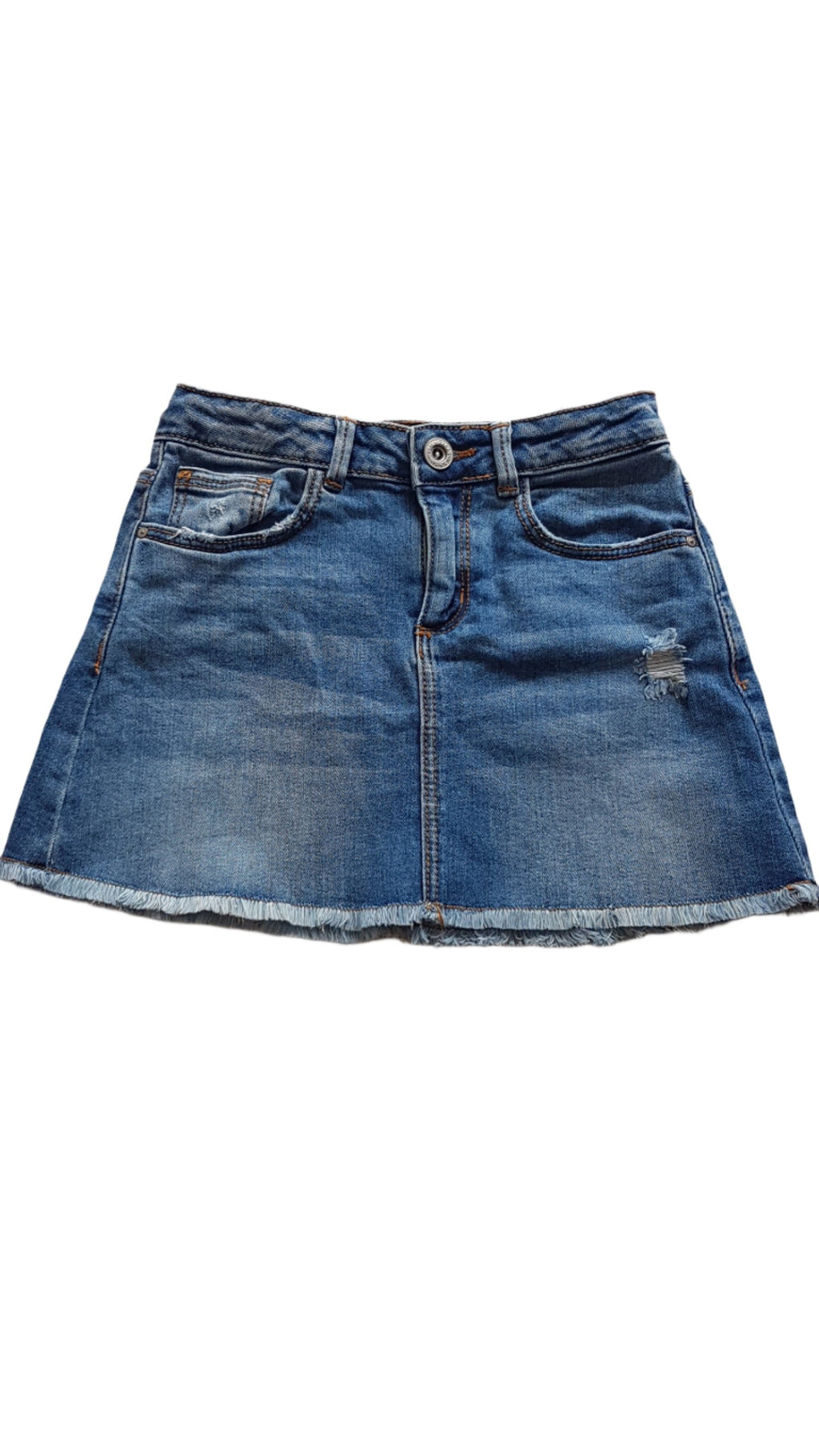 ZARA GIRLS FARMERSZOKNYA ÁLLITHATÓ DERÉKRÉSSZEL