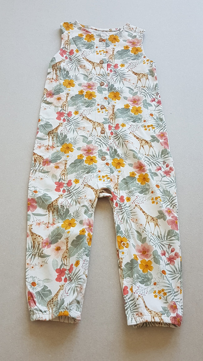 TU SAFARI MINTÁS KISLÁNY PLAYSUIT Hover Image