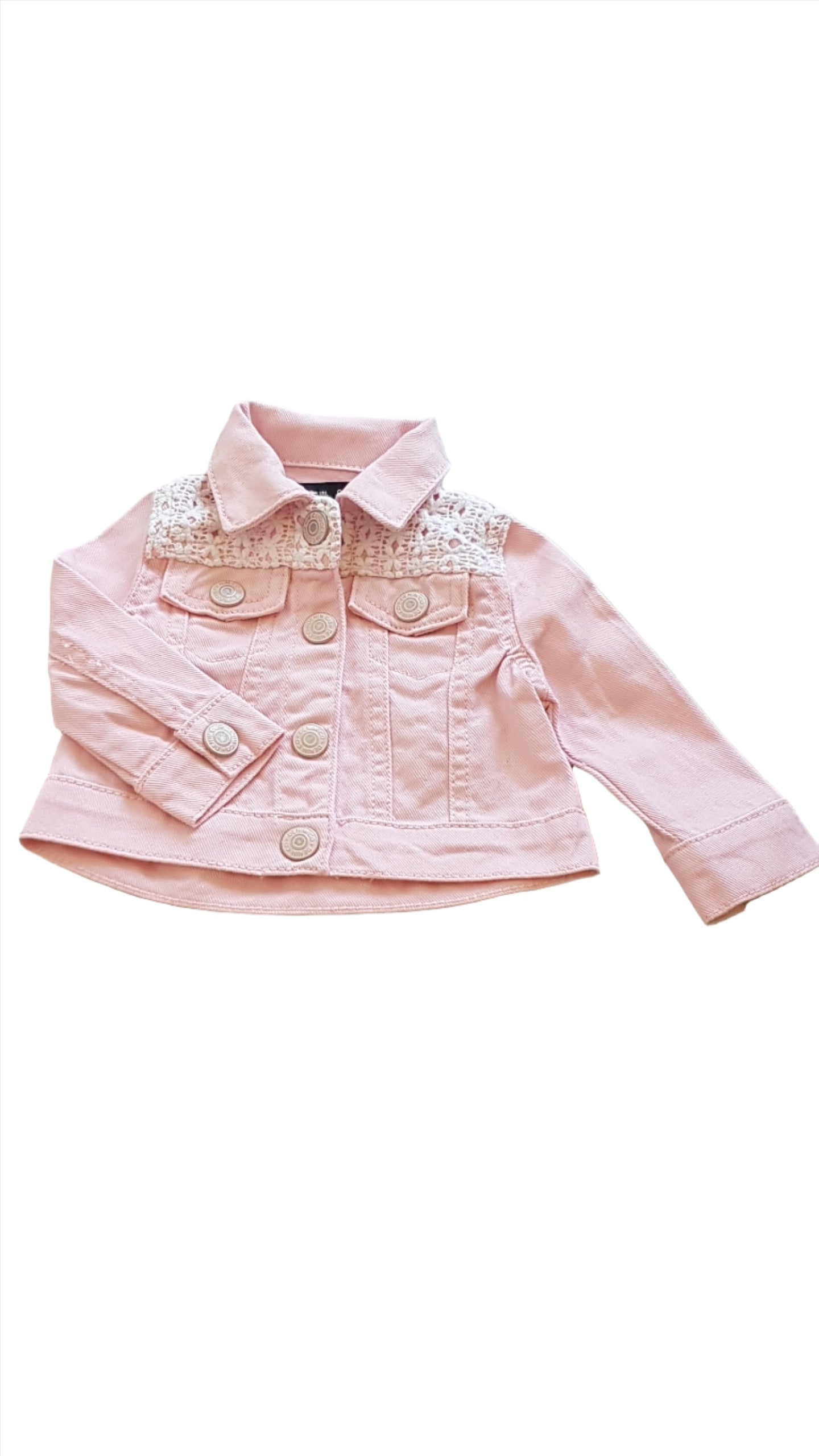 ÚJ BABY GIRL RÓZSASZÍN FARMER DZSEKI