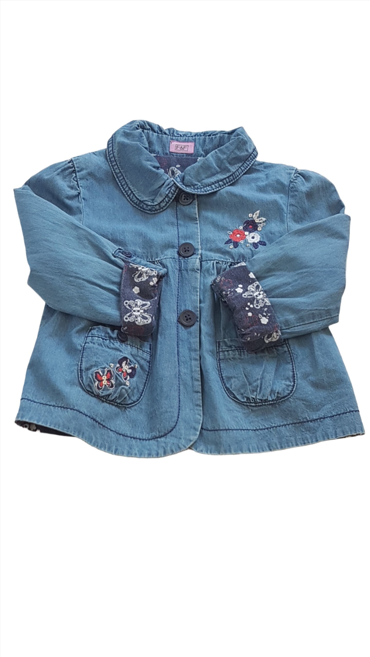 F&F KIDS PUHA FARMER KISLÁNY KABI