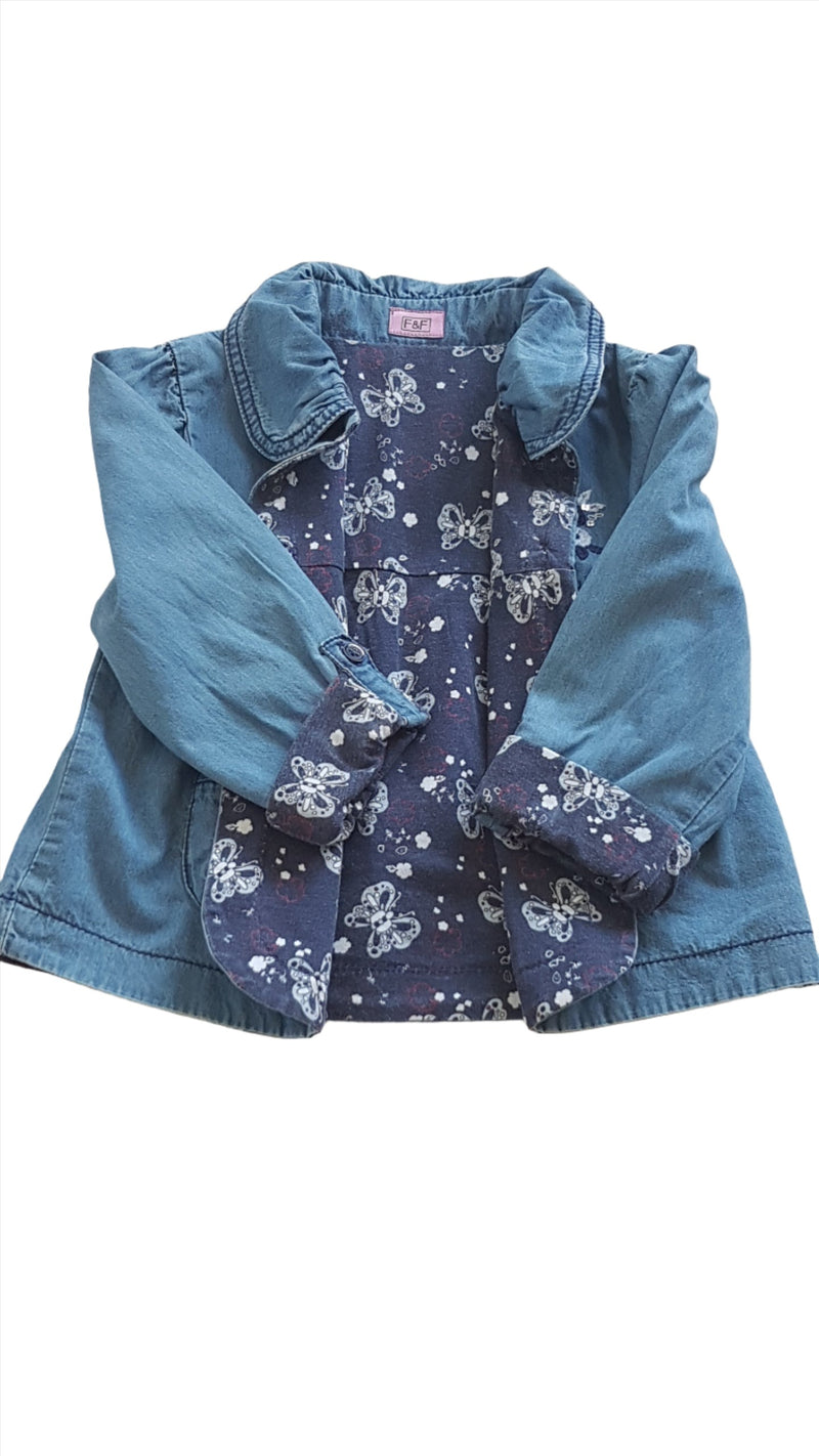 F&F KIDS PUHA FARMER KISLÁNY KABI