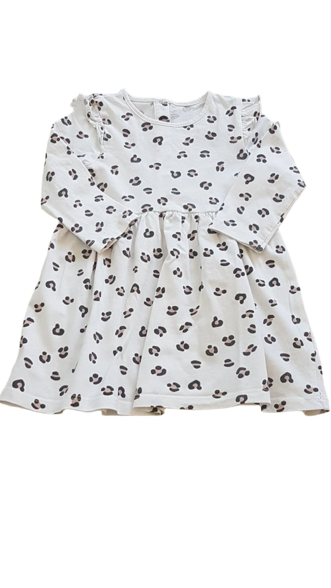 MATALAN OCELOT MINTÁS PAMUT KISLÁNYRUHA 74-80 Hover Image