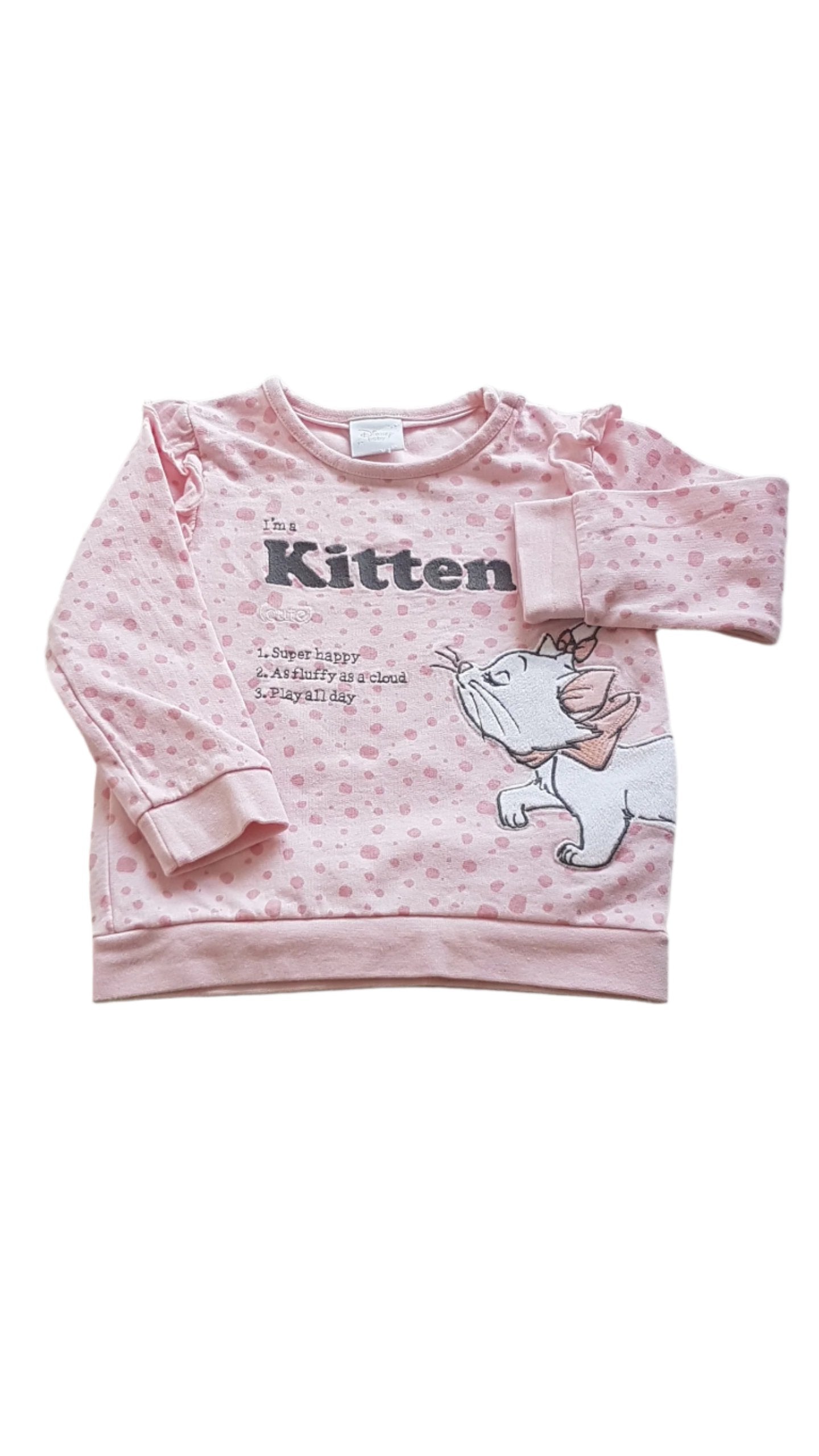 DISNEY BABY MARIE CICÁS KISLÁNY PULÓVER