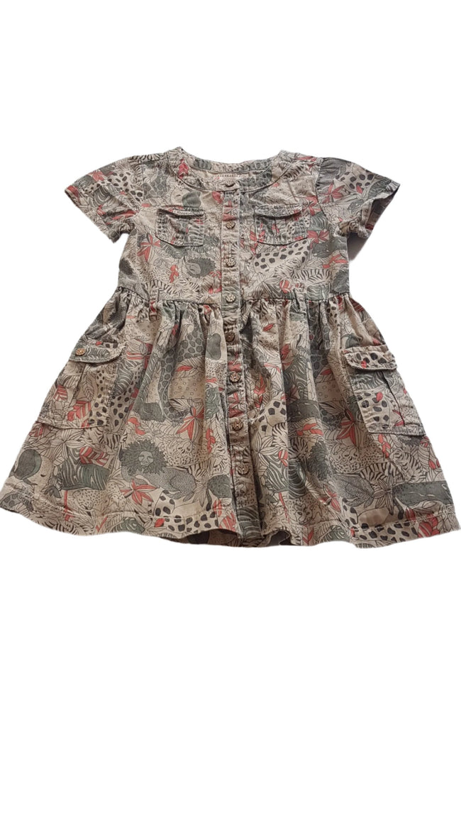 GILLIANS CLESET SAFARI MINTÁS KISLÁNYRUHA Hover Image