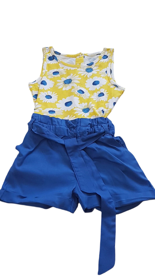 CÍMKÉS MATALAN NADRÁGSZOKNYÁS KISLÁNYRUHA    86-92 Hover Image