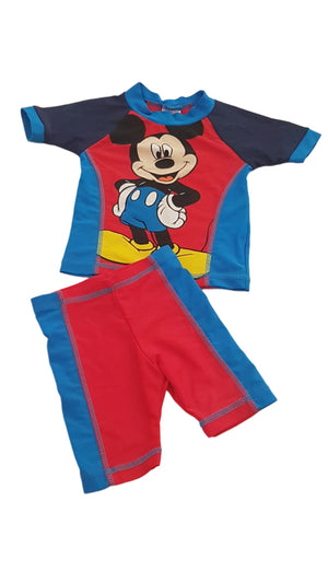 DISNEY BABY MICKEY MOUSE KISFIÚ FÜRDŐ SZETT