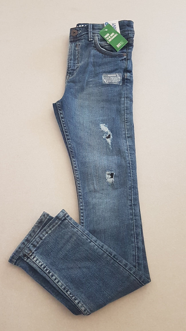 CÍMKÉS MATALAN SUPER SKINNY KISLÁNY FARMER NACI ÁLLITHATÓ GUMIS DERÉKRÉSSZEL Hover Image