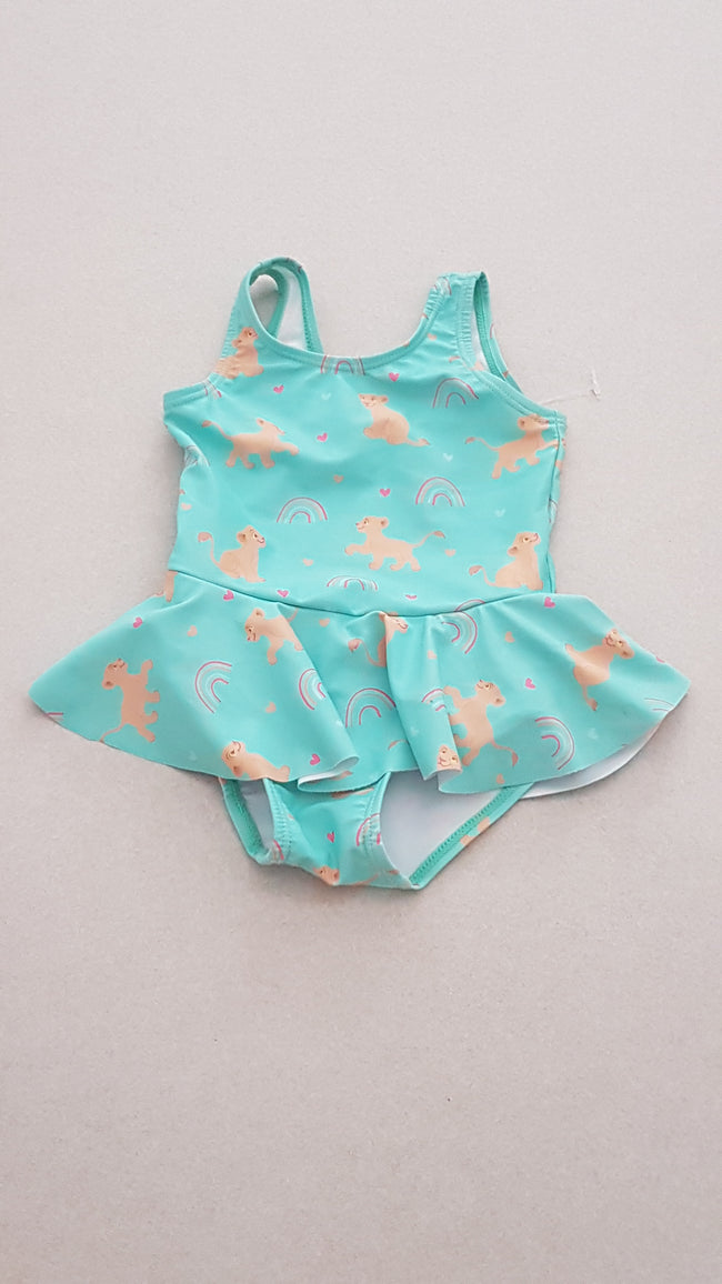 ÚJ GEORGE DISNEY BABY KISLÁNY FÜRDŐRUHA Hover Image