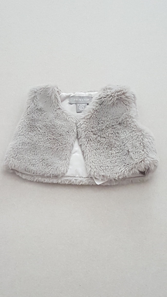 PRIMARK SZÜRKE SZÍNŰ KISLÁNY MELLÉNY Hover Image