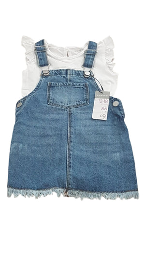 CÍMKÉS PRIMARK KANTÁROS, KISLÁNY  FARMER SZETT