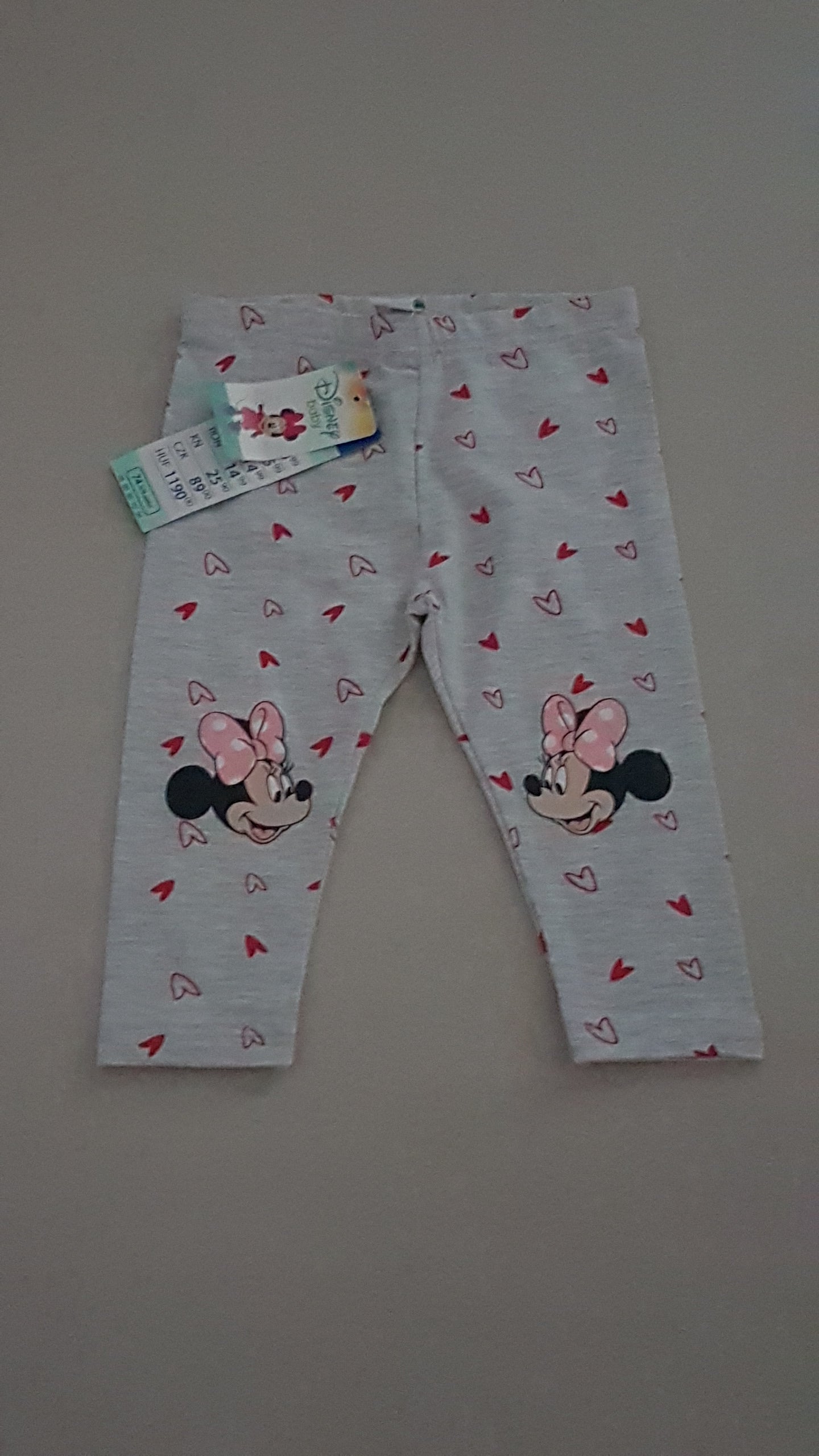 CÍMKÉS DISNEY BABY MINNIE MOUSE KISLÁNY LEGGINGS
