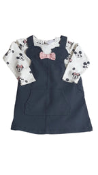 CÍMKÉS H&M MINNIE MOUSE  KISLÁNYRUHA SZETT