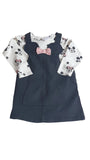 CÍMKÉS H&M MINNIE MOUSE  KISLÁNYRUHA SZETT