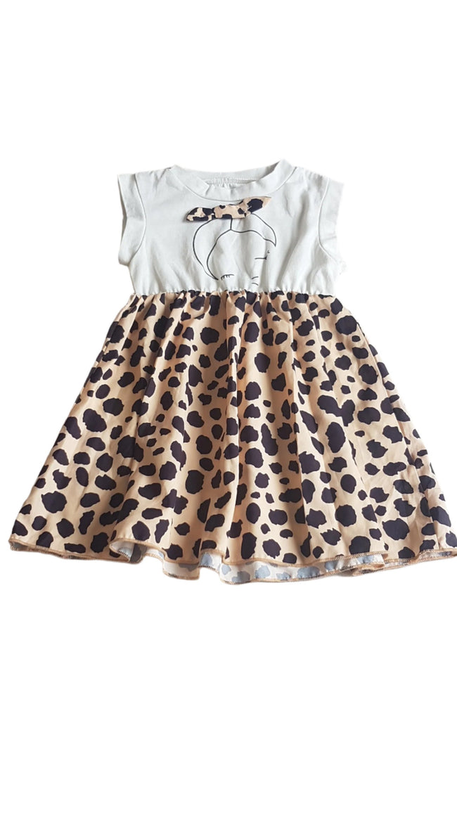 SHEIN OCELOT MINTÁS  KISLÁNYRUHA Hover Image