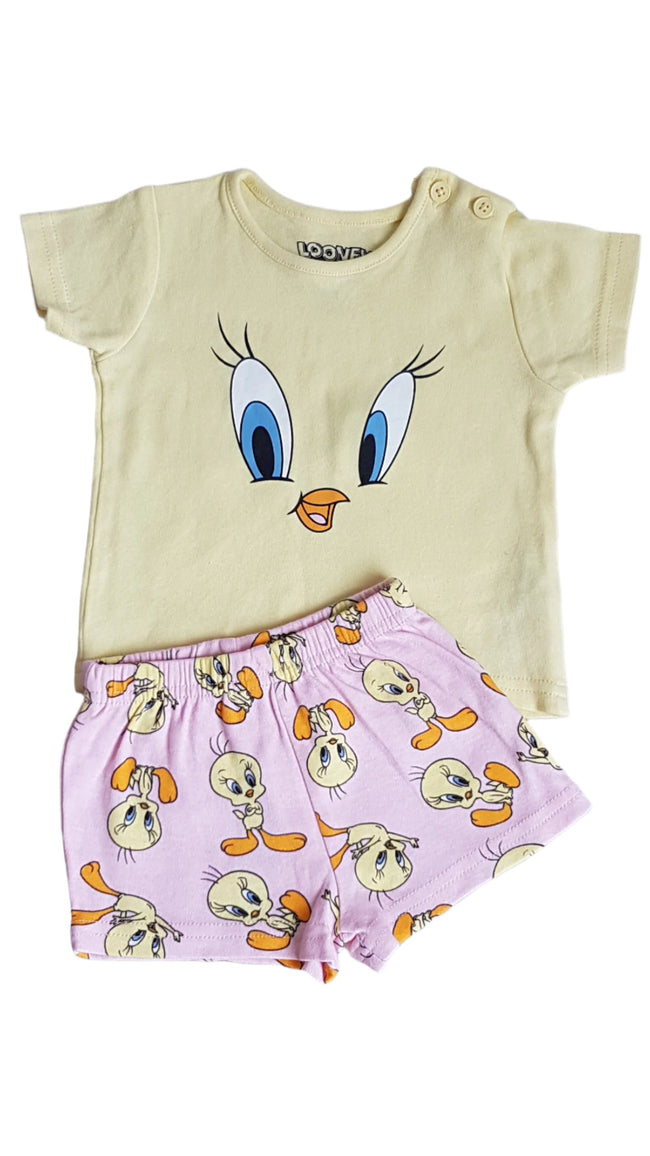 ÚJ PRIMARK  LOONEY TUNES ÉDI KISLÁNY SZETT Hover Image