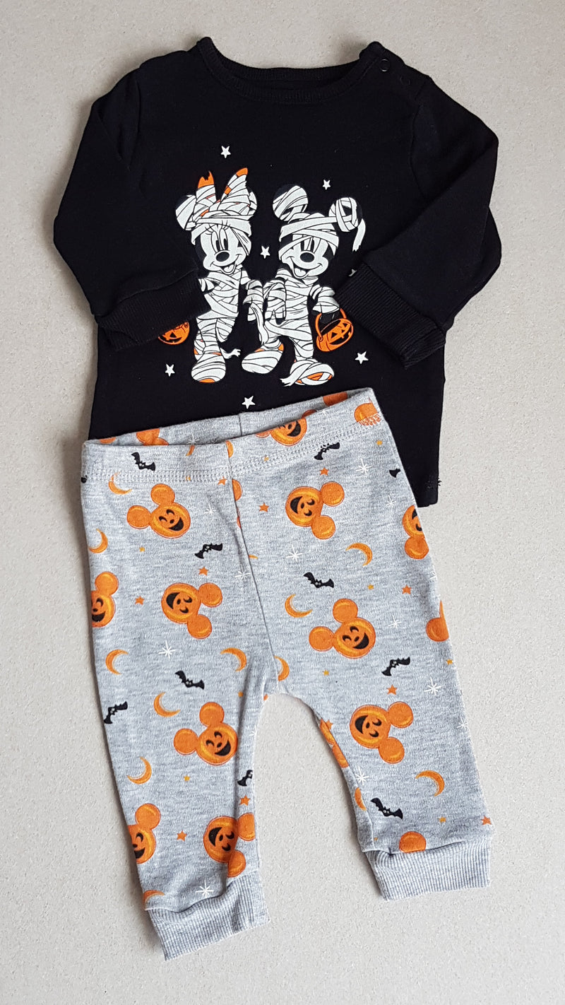 GEORGE DISNEY MICKEY MOUSE HALLOWEEN KISFIÚ SZETT