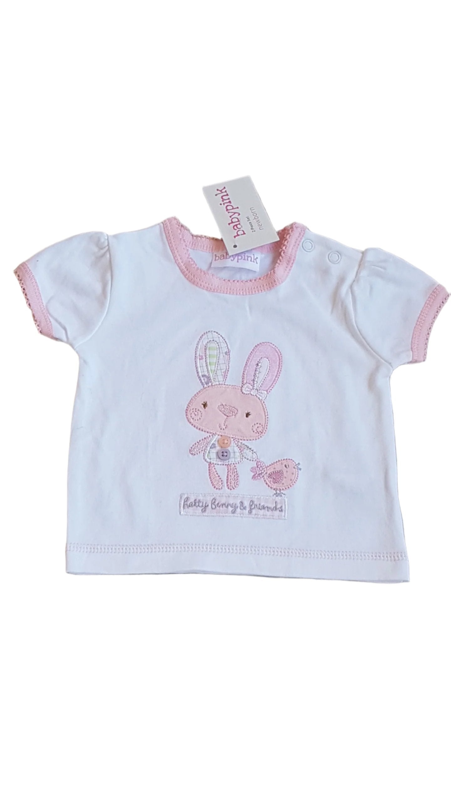 CÍMKÉS BABYPINK KISLÁNY PÓLÓ