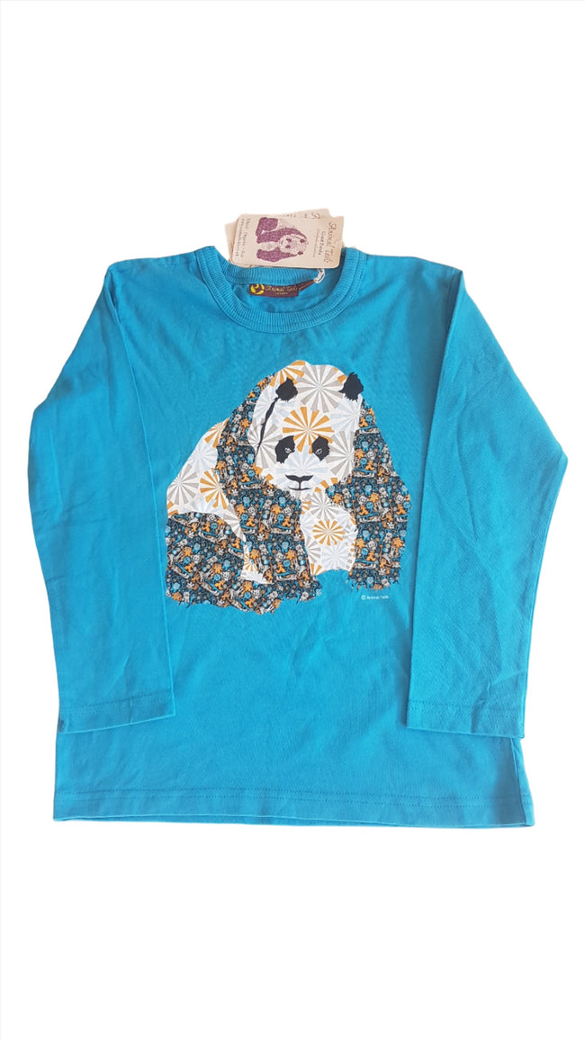 CÍMKÉS ANIMAL TAILS DESIGNER KISLÁNY ORGANIKUS PAMUT FELSŐ Hover Image