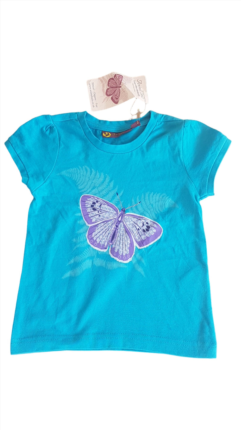 CÍMKÉS ANIMALS TAILS DESIGNER KISLÁNY ORGANIKUS PÓLÓ