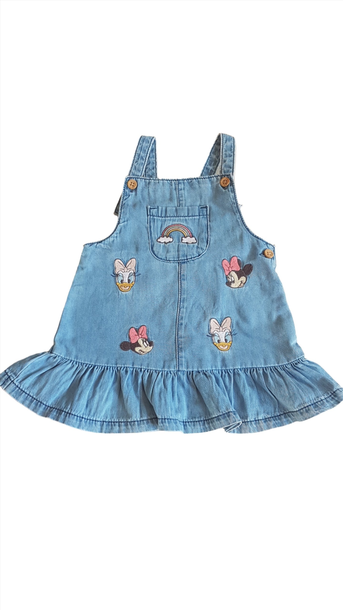 DISNEY BABY MINNIE MOUSE KISLÁNY PUHA FARMERRUHA
