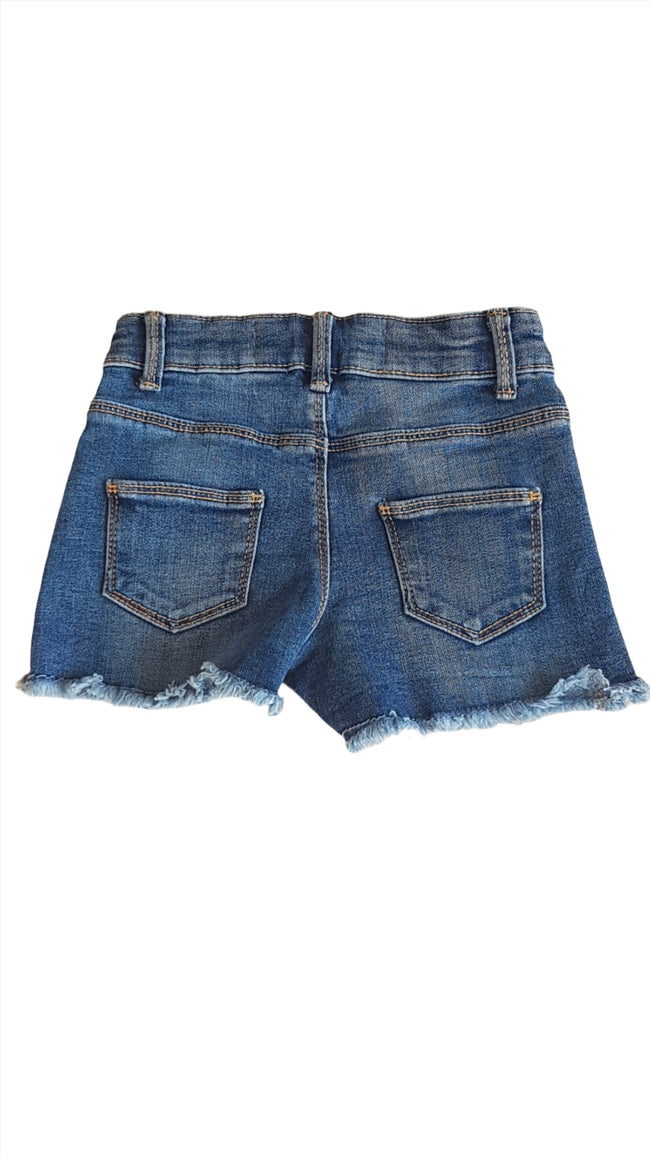 DENIM CO. KISLÁNY FARMER  RÖVIDNADRÁG ÁLLITHATÓ GUMIS DERÉKRÉSSZEL Main Image