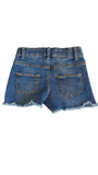 DENIM CO. KISLÁNY FARMER  RÖVIDNADRÁG ÁLLITHATÓ GUMIS DERÉKRÉSSZEL