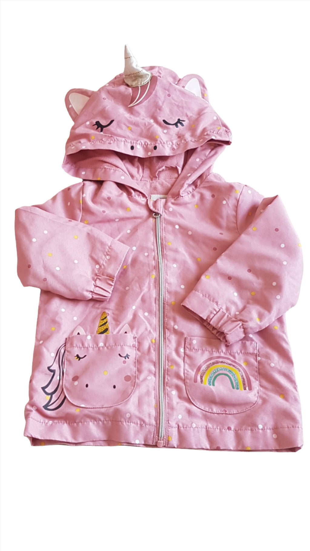 F&F KIDS KISLÁNY UNICORN  SZÉLDZSEKI