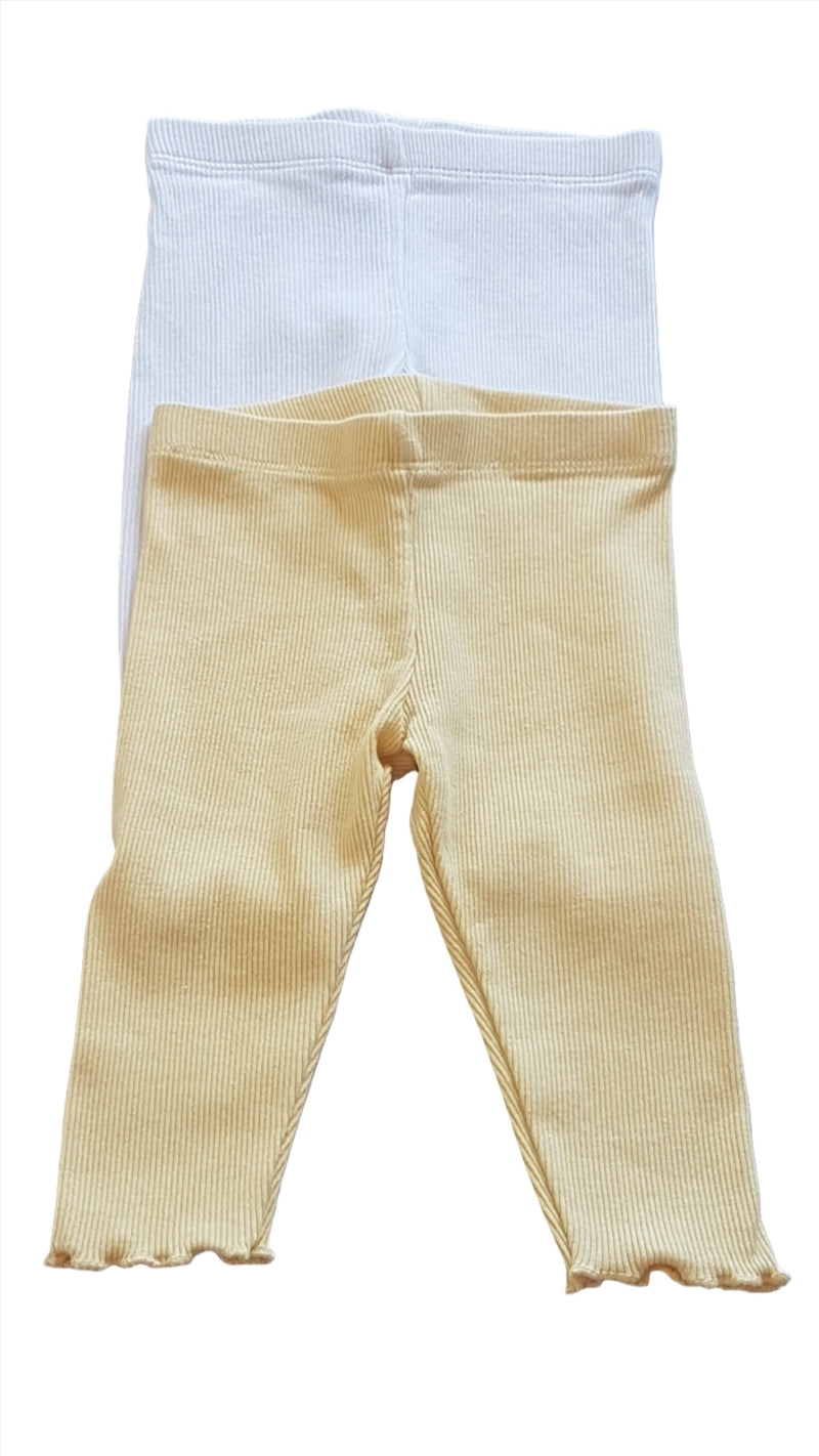 F&F KISLÁNY BORDÁZOTT  LEGGINGS SZETT