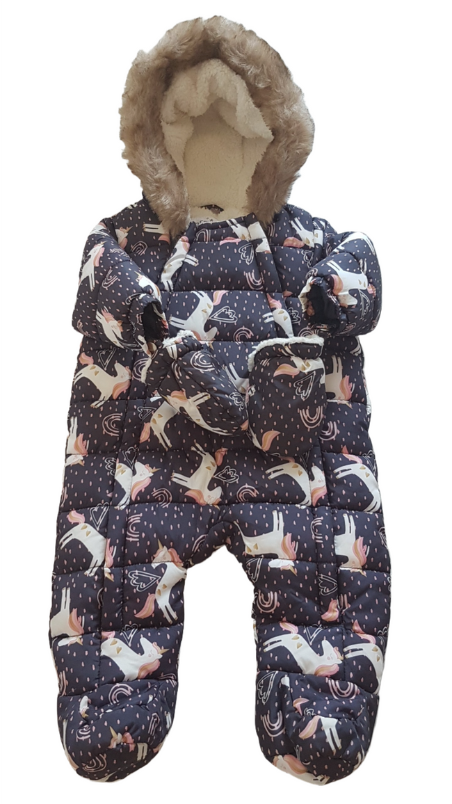 ÚJ F&F KIDS KISLÁNY TÉLI OVERÁL Hover Image