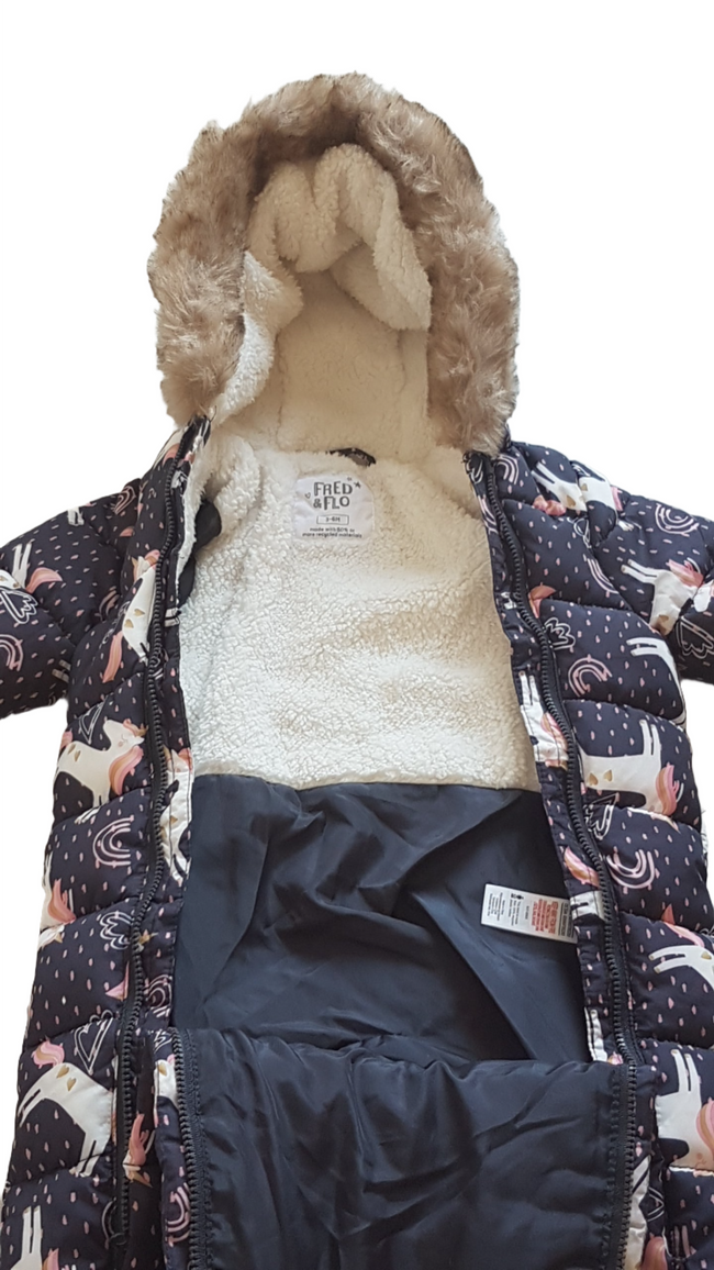 ÚJ F&F KIDS KISLÁNY TÉLI OVERÁL Main Image