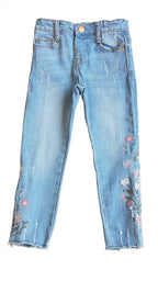 DENIM CO. KISLÁNY FARMER NADRÁG ÁLLÍTHATÓ GUMIS DERÉKRÉSSZEL