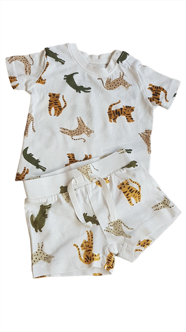 ÚJ PRIMARK SAFARI ÁLLATAI KISFIÚ SZETT Hover Image