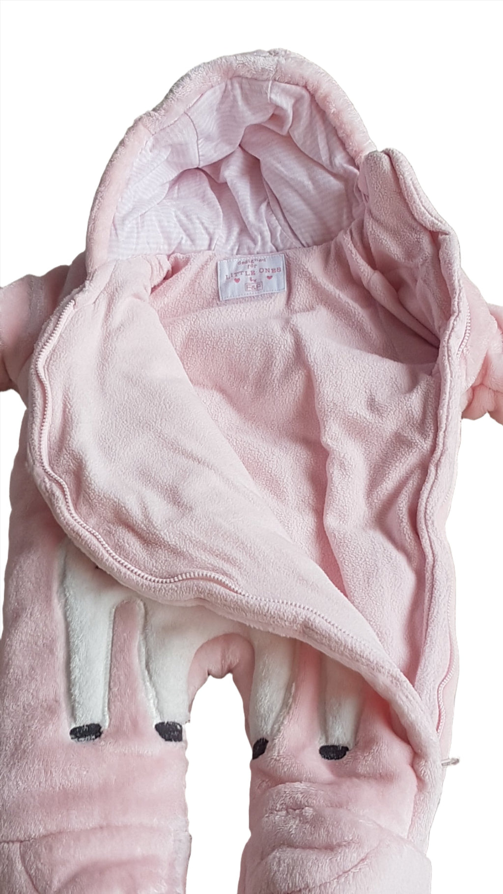 ÚJ  F&F KIDS KISLÁNY UNICORN TÉLI OVERÁL   68