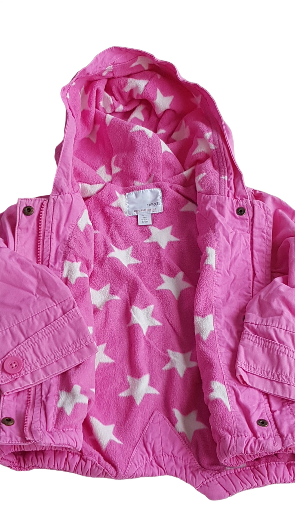 NEXT ÁTMENETI KISLÁNY PINK KABÁT