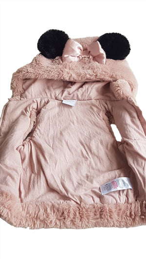 DISNEY BABY MINNIE MOUSE KISLÁNY SZŐRME MELLÉNY 62