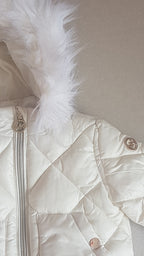 ÚJ MICHAEL KORS KISLÁNY TÉLI PARKA KABÁT 80-86