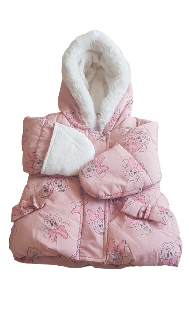 GEORGE DISNEY MINNIE MOUSE KISLÁNY TÉLIKABÁT 56-62 Hover Image