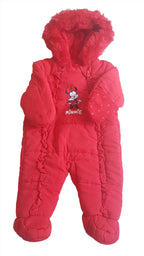 ÚJ GEORGE DISNEY MINNIE MOUSE KISLÁNY TÉLI OVERÁL 56-62