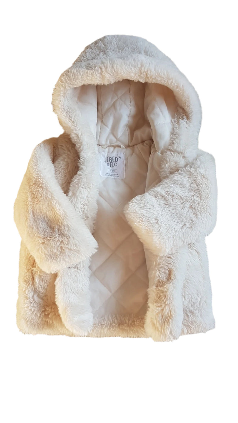 F&F KISLÁNY WELLSOFT  SZŐRME KABÁT 68