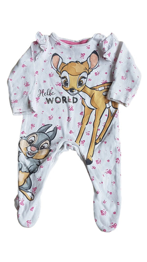 DISNEY BAMBI KISLÁNY ORGANIKUS PAMUT  RUGDALÓZÓ  56