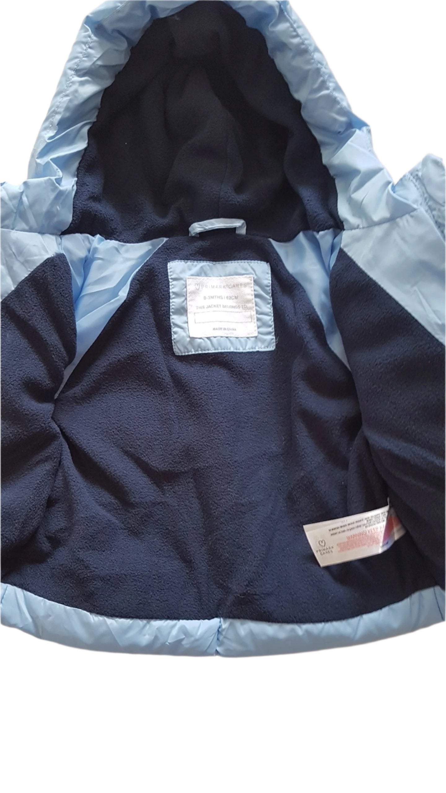 ÚJ PRIMARK KISFIÚ WELLSOFT KABÁT 62