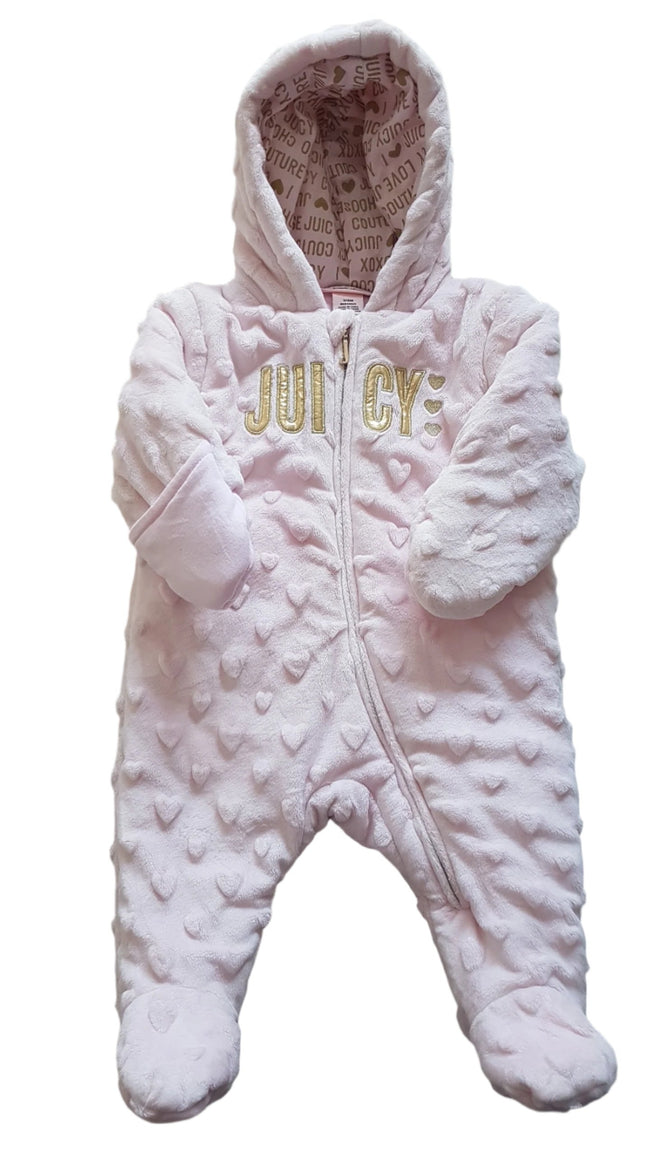 ÚJ JUICY COUTURE DESIGNER KISLÁNY KÁLYHA MELEG OVERÁL 68 Hover Image