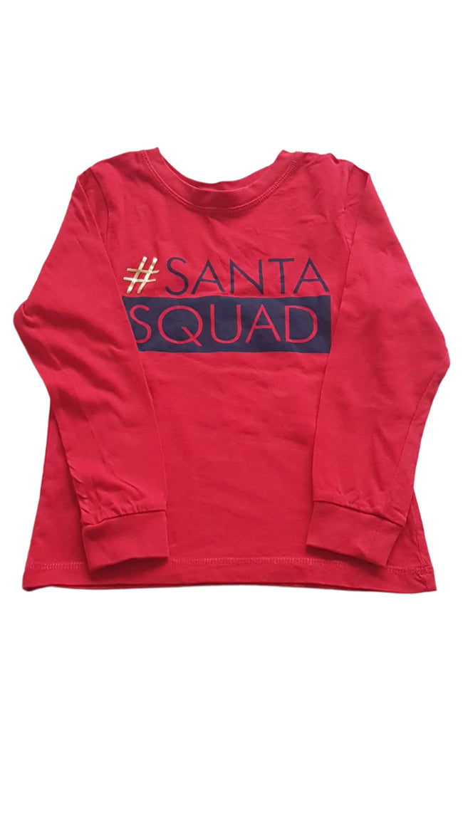 ÚJ GEORGE SANTA FELIRATOS UNISEX FELSŐ  116-122 Hover Image