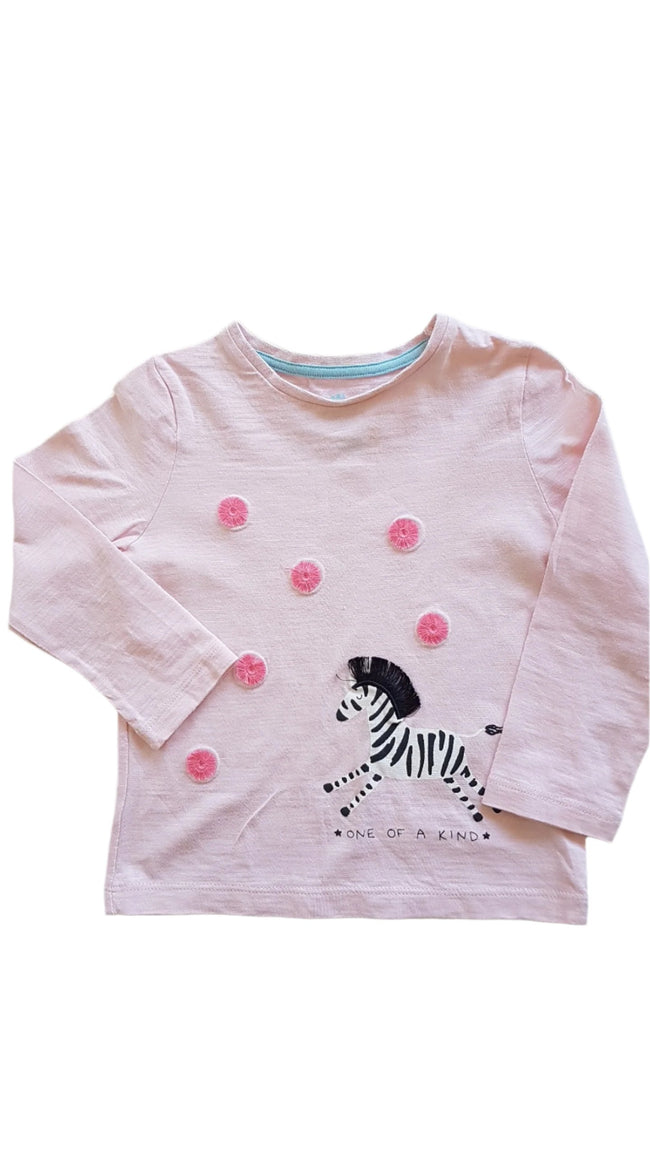F&F KISLÁNY ZEBRA MINTÁS FELSŐ 92 Hover Image