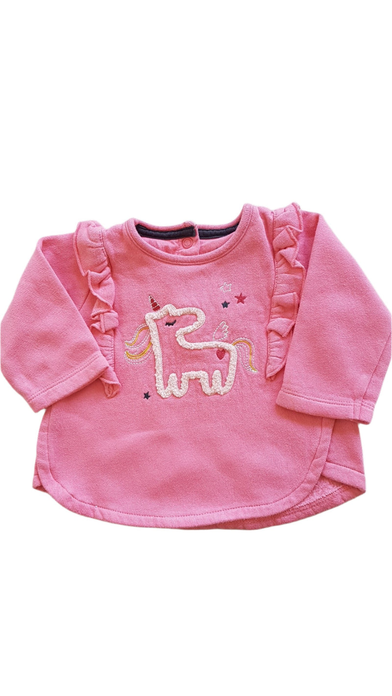 F&F KISLÁNY UNICORN  MINTÁS PULÓVER 56