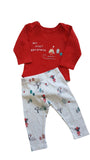 M&S MY FIRST CHRISTMAS FELIRATOS UNISEX SZETT 74