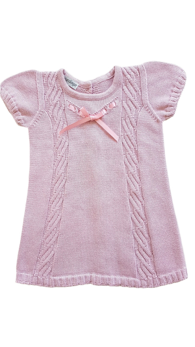 NICO DINGO SPANYOL DESIGNER KÖTÖTT KISLÁNYRUHA 68-74 Hover Image