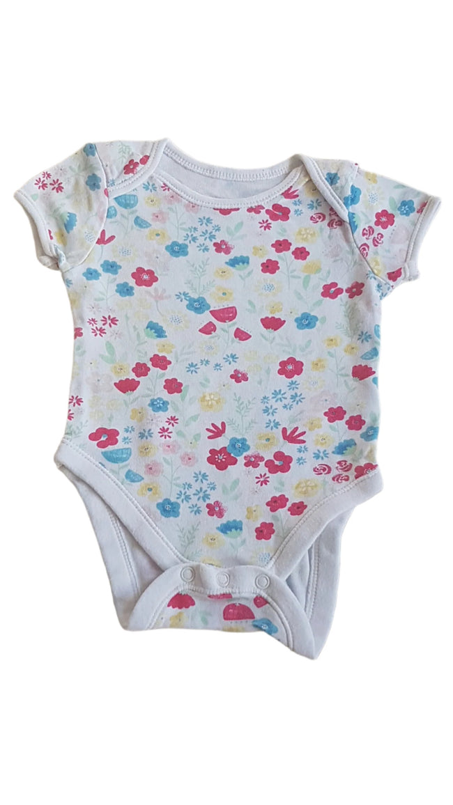 PRIMARK VIRÁGMINTÁS KISLÁNY BODY 68 Hover Image